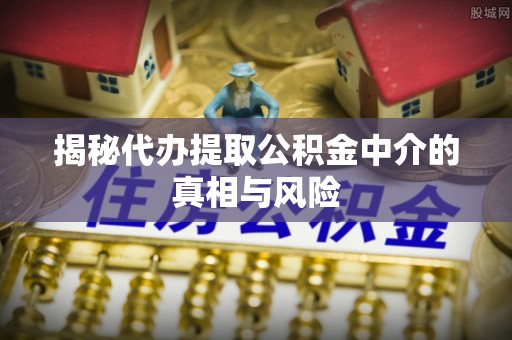 开封揭秘代办提取公积金中介的真相与风险