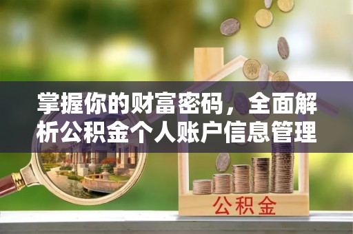 开封掌握你的财富密码，全面解析公积金个人账户信息管理