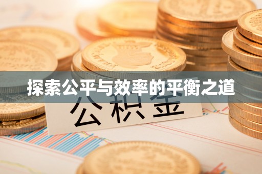 开封探索公平与效率的平衡之道