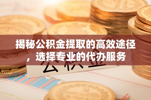 开封揭秘公积金提取的高效途径，选择专业的代办服务