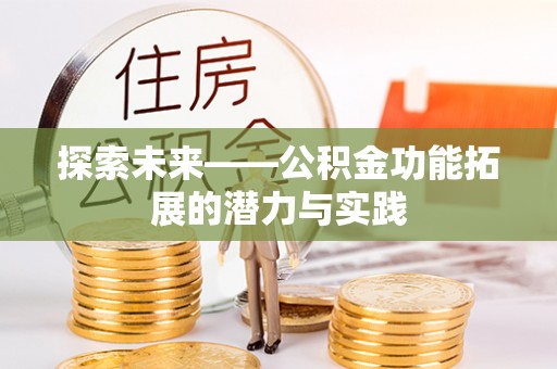 开封探索未来——公积金功能拓展的潜力与实践